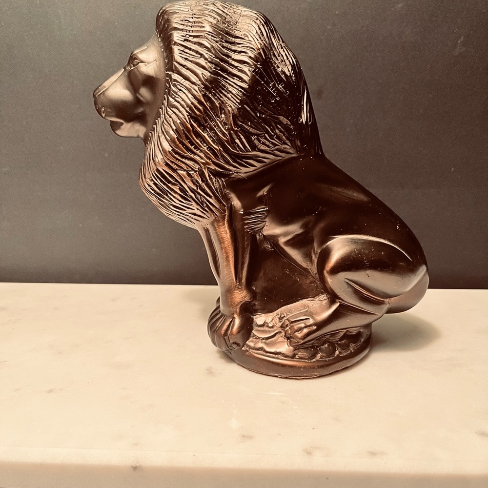 Brass Lion Figurine - Picture 2 of 4